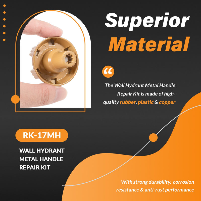 RK-17MH Wall Hydrant Metal Handle Repair Kit for Woodford Model 17 Faucet