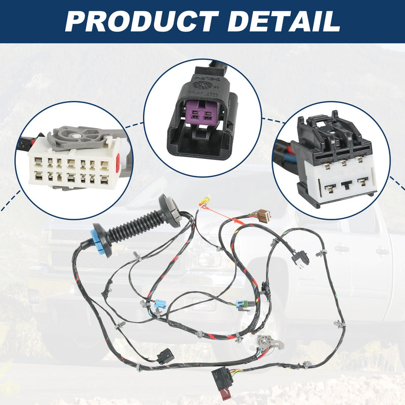 Driver Front Door Wiring Harness for Chevrolet Silverado GMC Sierra 07-08 DL3
