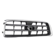 DURAFORCE Front Chrome Shell Grille with Gray Insert for Subaru Forester 2003-2005
