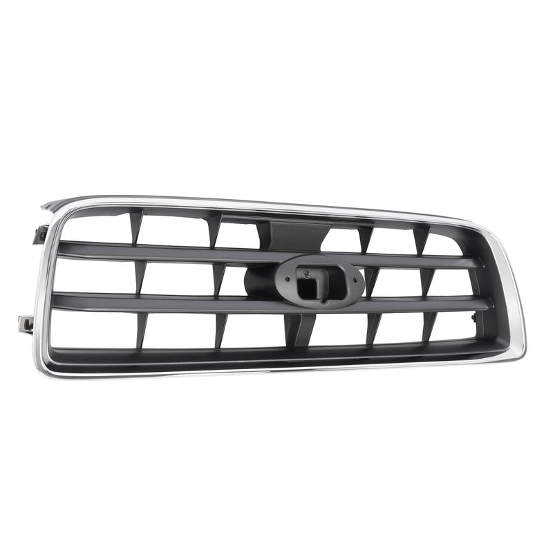 DURAFORCE Front Chrome Shell Grille with Gray Insert for Subaru Forester 2003-2005