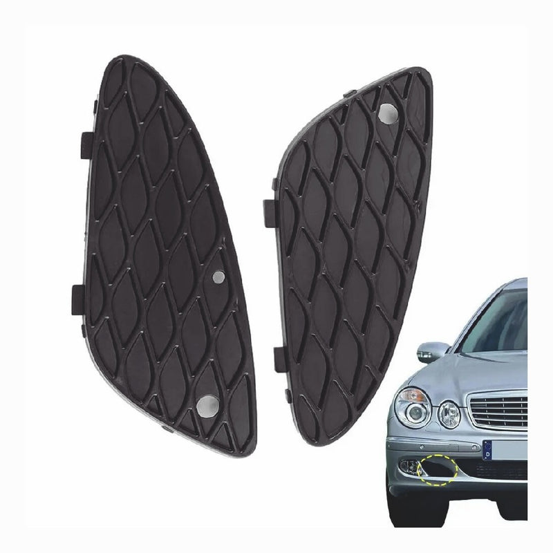Pair Front Bumper Lower Cover Grille Left Right for Mercedes W211 E-class E320