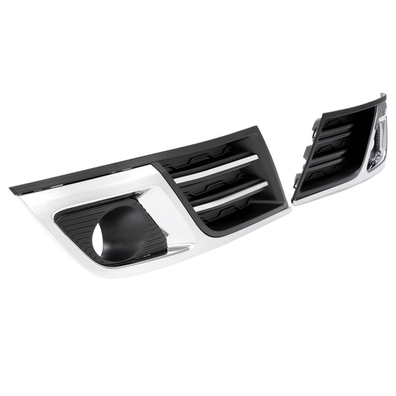 DURAFORCE GM1039150 Fog Light Bezel Trim Covers for Chevrolet Traverse 2013-2017 Pair