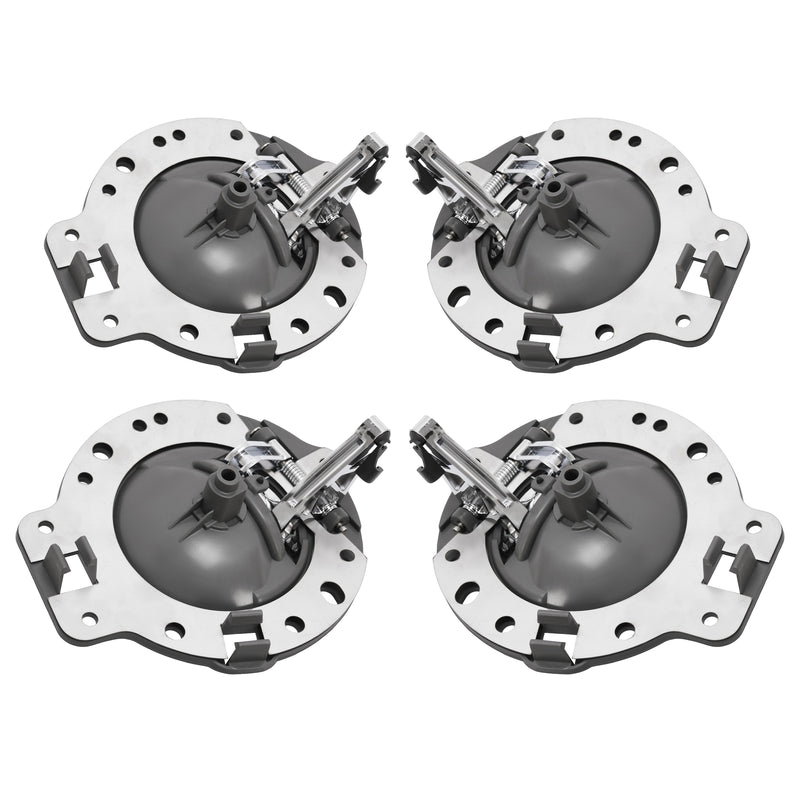 Front Rear Inside Door Handles Chrome Gray for JEEP COMMANDER 2006-2010 Set 4