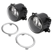 DURAFORCE Clear Fog Lights With Ring Wiring Switch for Honda Pilot EX 2012-2015