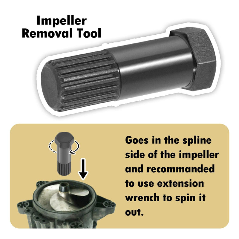 Jet Pump Rebuild Kit Tool for SeaDoo 1994-2002 Wear Ring Impeller Shaft Seal Oil