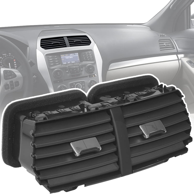 FB5Z-19893-AD Dual Center Dash Air Vent for 2016-2019 Ford Explorer Base Limited