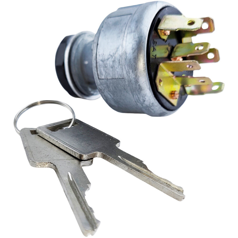 P27-1048 577.59548WC Ignition Switch With Key for Kenworth 4 Position 7 Pin