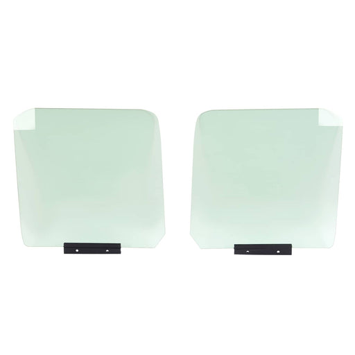 DURAFORCE Door Window Glass Front Left+Right Replacement For Ford F-150/Bronco 1987-1997