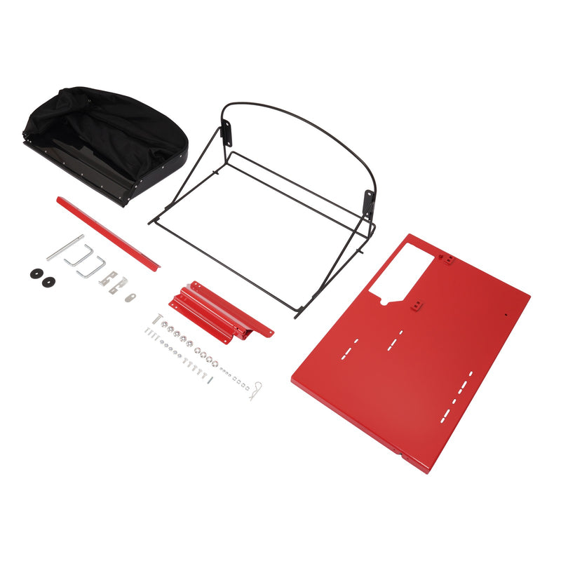 Side Mount Grass Catcher Frame for Universal Red Black Powder Coated