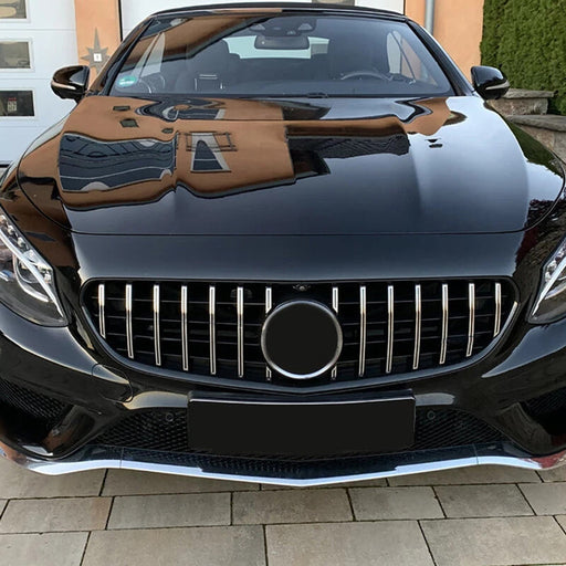 DURAFORCE For 2015-2017 Mercedes C217 W217 S500 S550 Coupe AMG S63s GT Style Grille Chrome