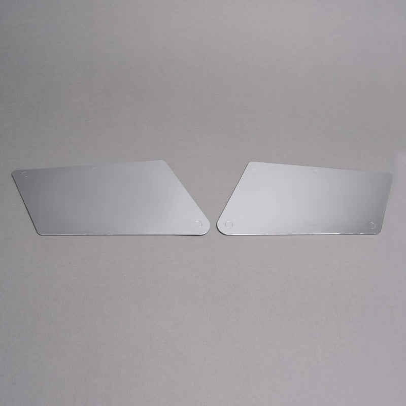DURAFORCE Fender Chrome Headlight Hood Trim Set Left Right Side for Volvo VNL 2004-2015
