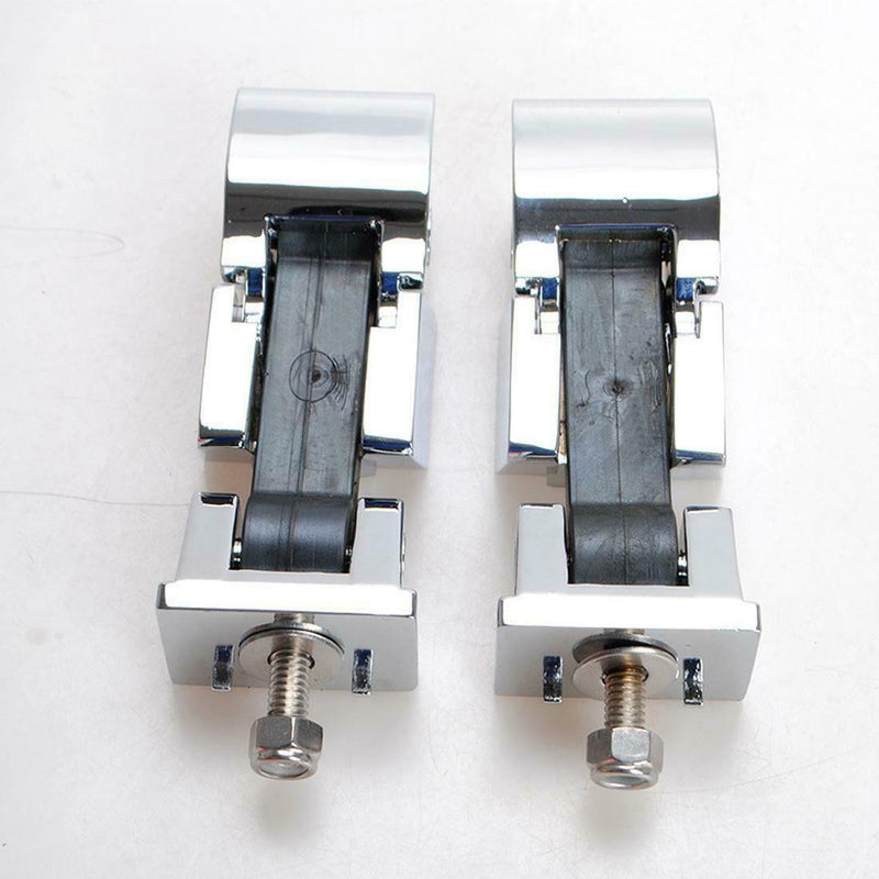 Silver Aluminum Hood Lock Latch Catch Pair for Jeep 2007-2018 Wrangler JK