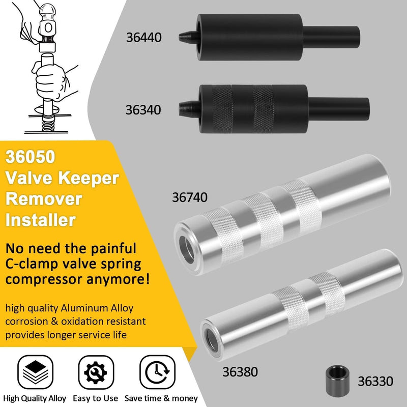 36050 Valve Keeper Installer Remover Tool 4.5-7mm for Toyota 4 Cylinder Chrysler