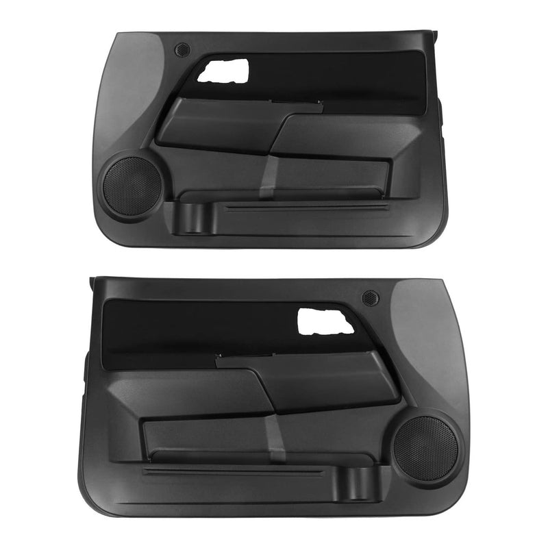 DURAFORCE Pair Inner Door Panels for Chevrolet/GMC Colorado Canyon 2004-2012 Black