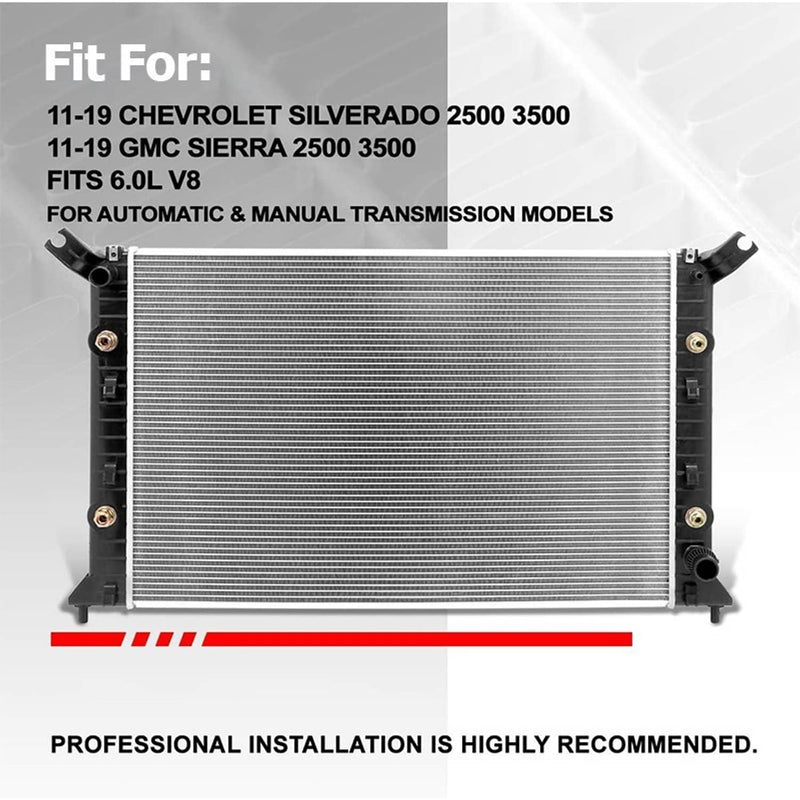 Radiator for Chevy Silverado 2500 HD 3500 HD GMC Sierra 2500 HD 6.0L