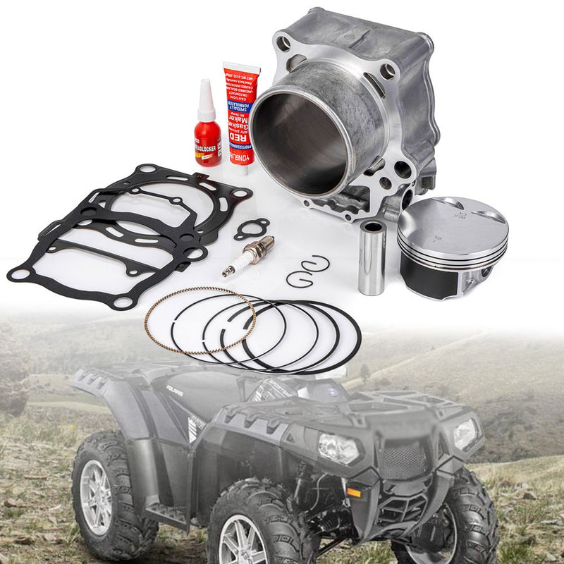 96.6mm Cylinder Piston Gasket Top End Kit for Polaris Sportsman 550 XP 2009-2014