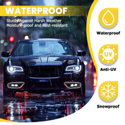 DURAFORCE LED Bumper Fog Lights Bezel Left Right Side for Chrysler 300 2015-2024