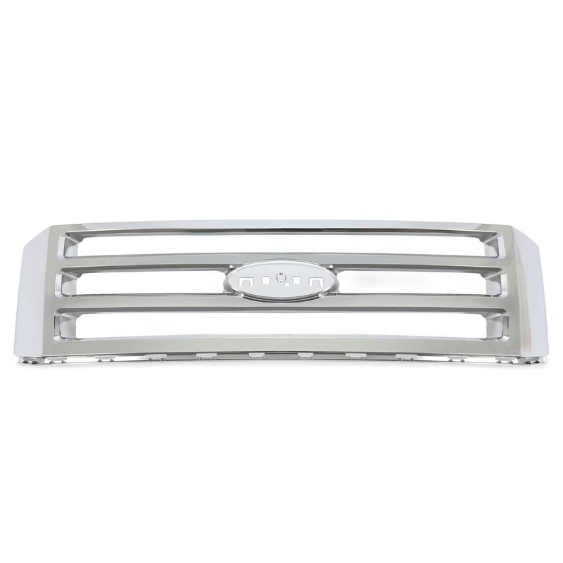DURAFORCE Front Grille Assembly Chrome Shell And Insert for Ford Expedition 2007-2014