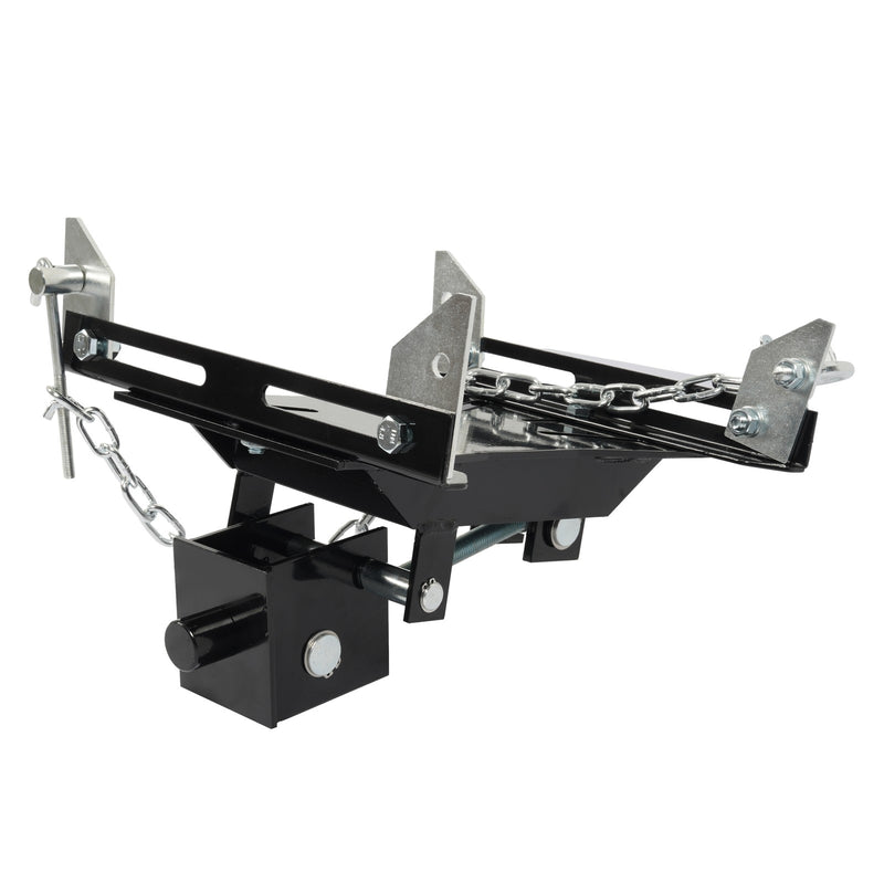 Transmission Floor Jack Adapter 1100lbs Capacity for Repair Tool Black Silvery