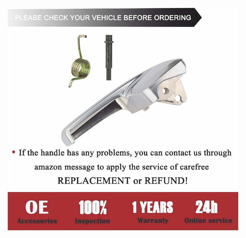 FO1352128 Door Handle for Ford Expedition 2003-2006 Inner Front Rear Driver