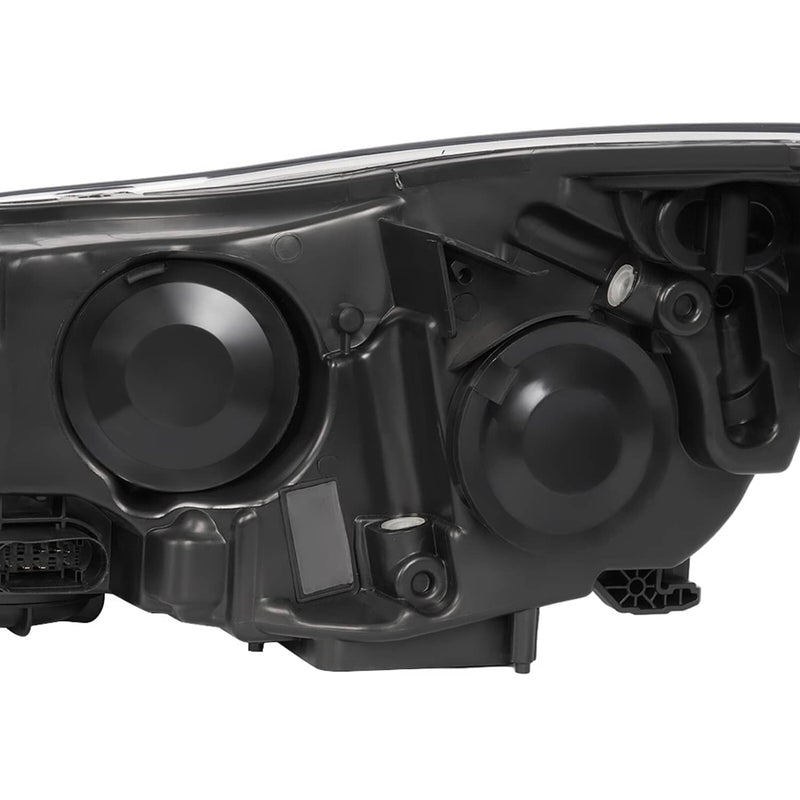 DURAFORCE Chrome Headlight Headlamp Replacement Passenger Side for Ford Focus 2012 13 14