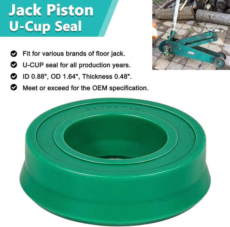 Hydraulic Jack Piston U-Cup Seal Replacement for 2 Ton Floor Jack 328 Series