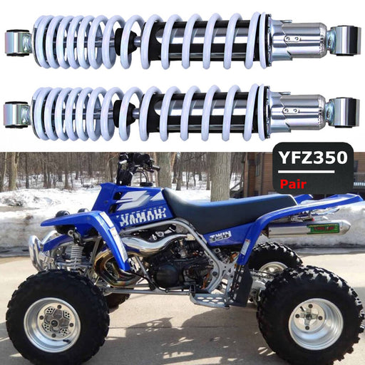 DURAFORCE Front Shocks Absorbers White Spring for Yamaha Banshee 350 YFZ350 ATV 1987-2006