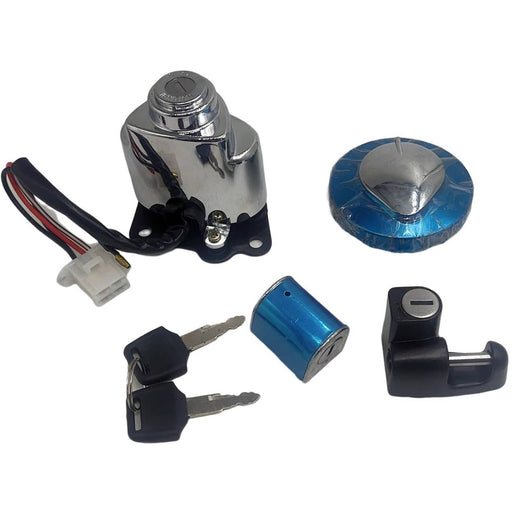DURAFORCE Ignition Switch Gas Cap Helmet Lock Key for Honda VT250 Shadow VLX 400