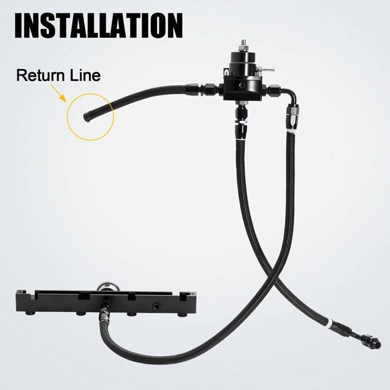 K20 K24 Tucked Fuel Line System Kit for K-Series K-Swaps DC2 EG EK Integra Civic