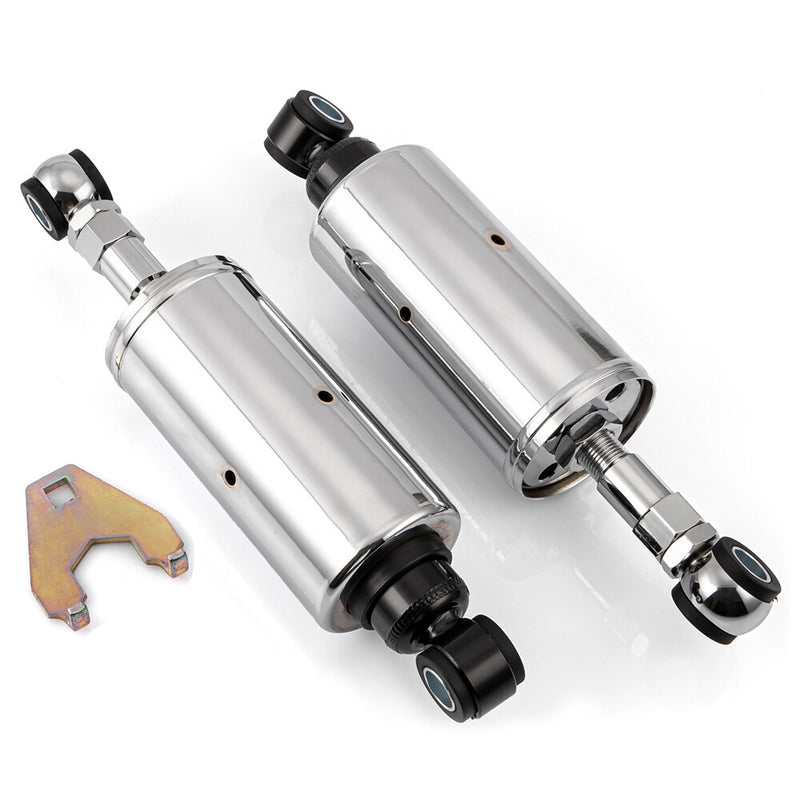 Rear Shocks Absorbers Adjustable Height Set for Harley Softail Custom FXST 89-99