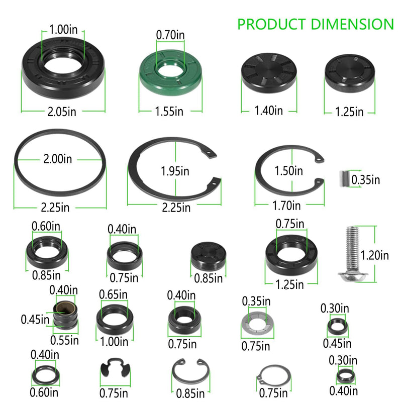72994 Gear Transmission Seal Kit for Hydro-Gear ZT-2800 ZT-3100 ZT-3400