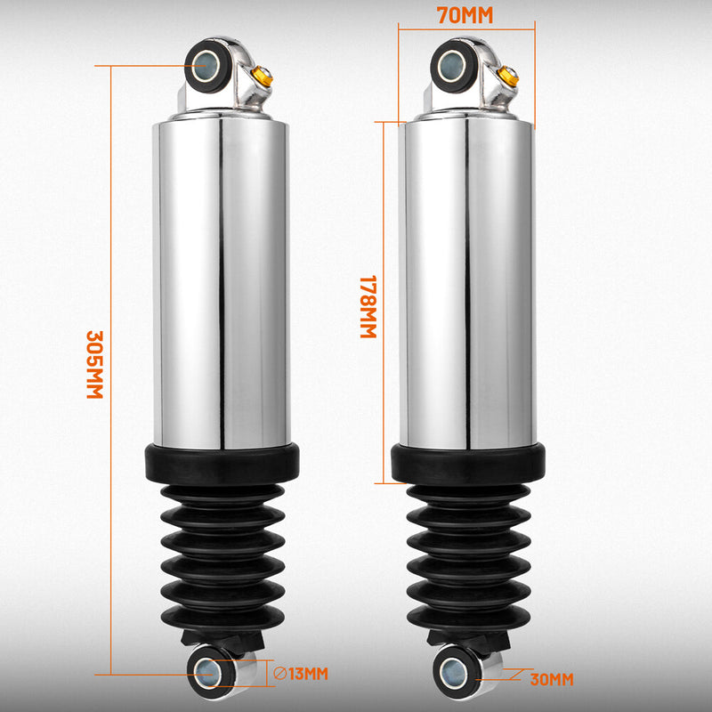 Rear Air Suspension Shocks for Harley Touring Road King Electra Street Glide