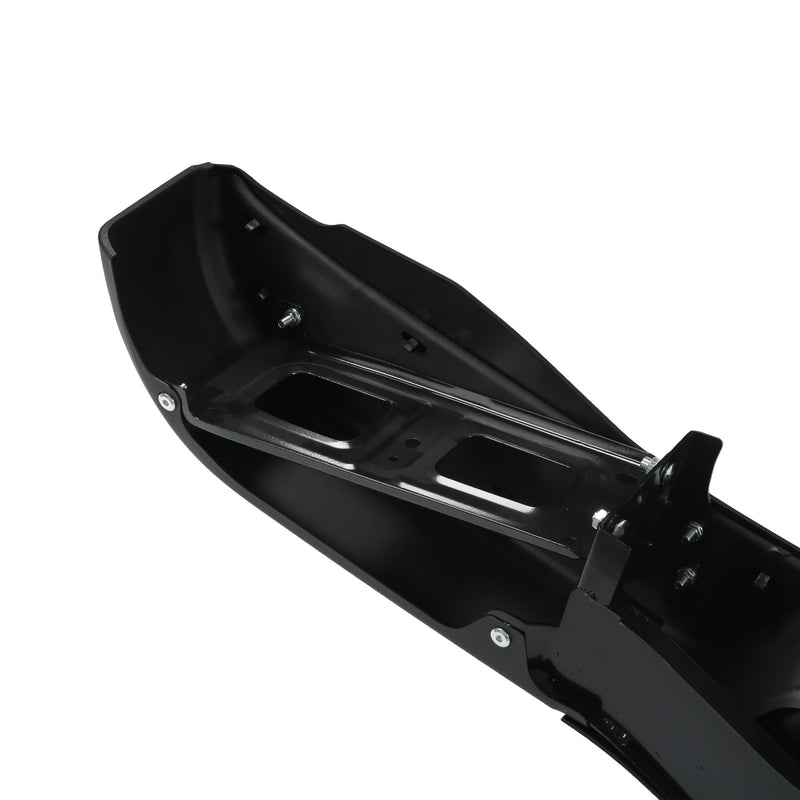 Black Rear Step Bumper Assembly for Nissan NV1500 NV2500 NV3500 2012-2021 Steel