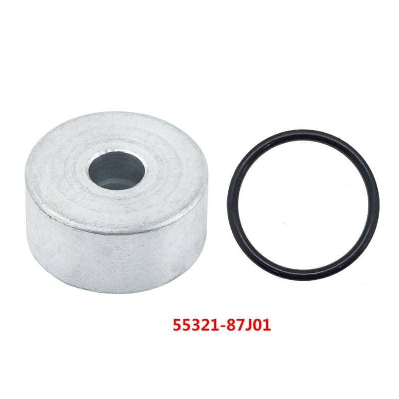 DURAFORCE 55321-87J01 Round Zinc Anode for Suzuki Outboard 4-Stroke W/O-Ring 09280-22019