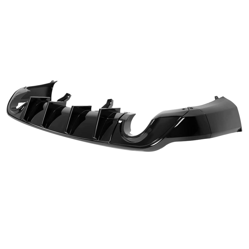 DURAFORCE Rear Bumper Diffuser Dual Exhaust for Dodge Durango 2011-2025 Glossy Black