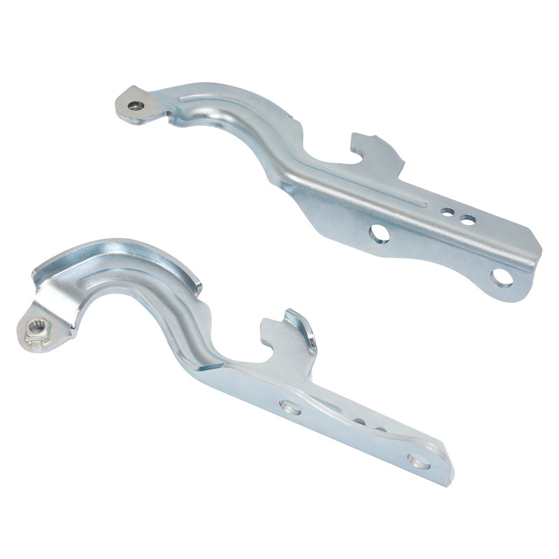 Hood Hinges Set for Dodge Durango 2011-2024 Silvery Driver Passenger Side