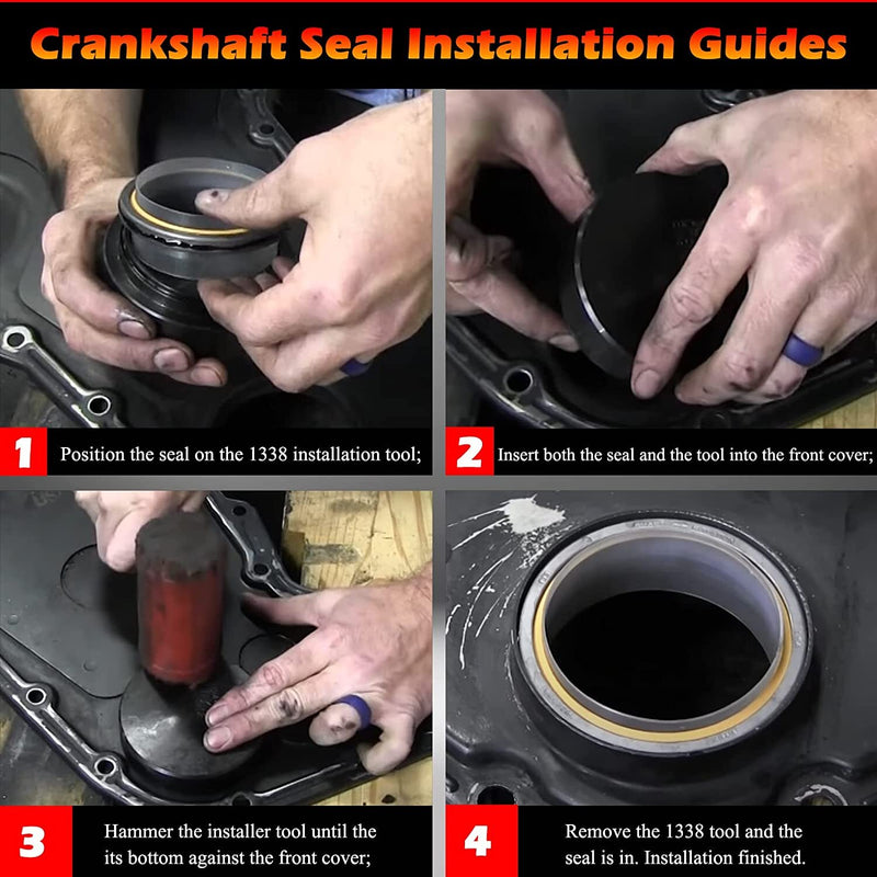 5046 & 1338 Front Crankshaft Seal Installation Tool for Cummins 3.9L 5.9L 6.7L