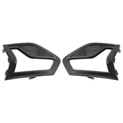 DURAFORCE Front Bumper Fog Light Lamp Grille Covers Bezel Trim for Ford Fusion 2019-2020