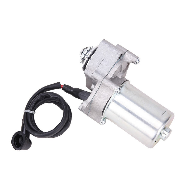 2 Bolt Starter Motor with Line for 50-125cc ATV Go Kart Dirt Bike Quad 12T