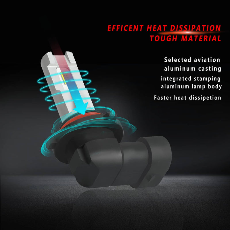 6000K LED Headlight Bulb High Low Light for Honda Civic Sedan 4-Door