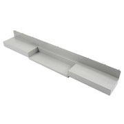 DURAFORCE Rear Step Bumper 83" Gray Universal Screw-On for Enclosed Utility Body