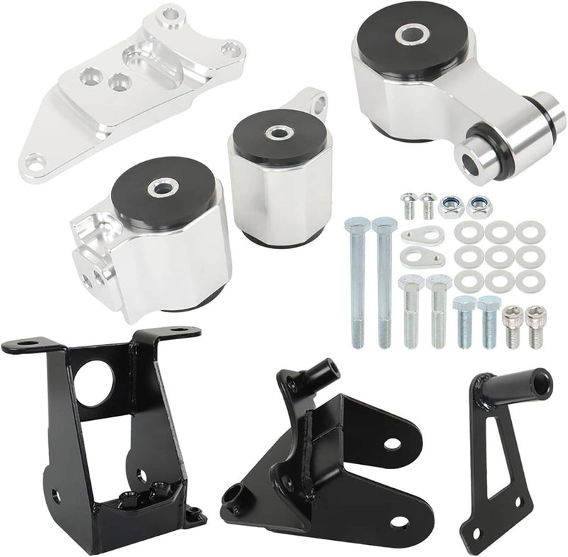 K20 K24 Engine Motor Mount Swap Kit Billet for Honda Civic Si FA FG FD 06-11