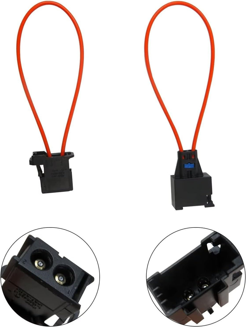 MOST Fiber Optic Loop Bypass Male Female Kit Adapter 2 Pairs for Mercedes BMW