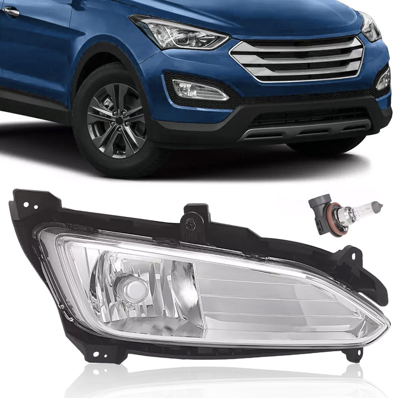 Fog Light Front Driving Lamp Passenger Side for Hyundai 2013-2016 Santa Fe Sport