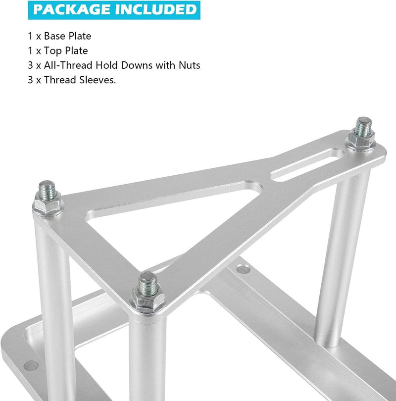Billet Aluminum Car Battery Tray Hold Down Trunk Relocation Racing Mount
