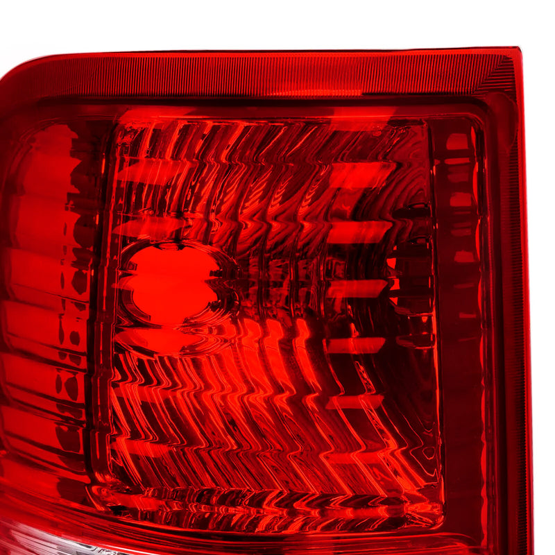 Red Lens Tail Light Set for Ford F-150 2004-2008 Driver Passenger Side