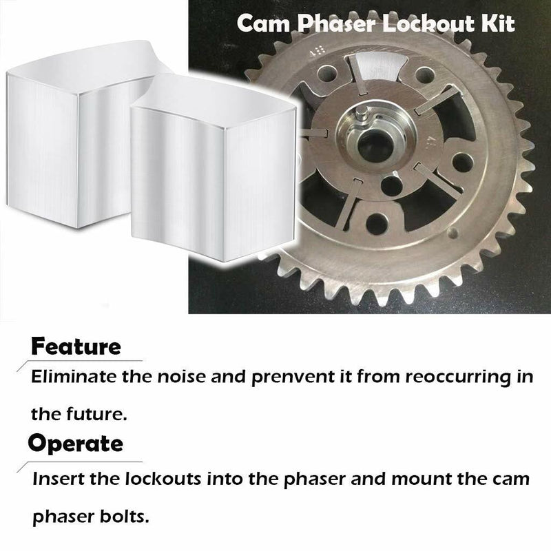 Cam Phaser Lock Out Kit Camshaft Pulley Mounting Bolt Timing Chain for Ford