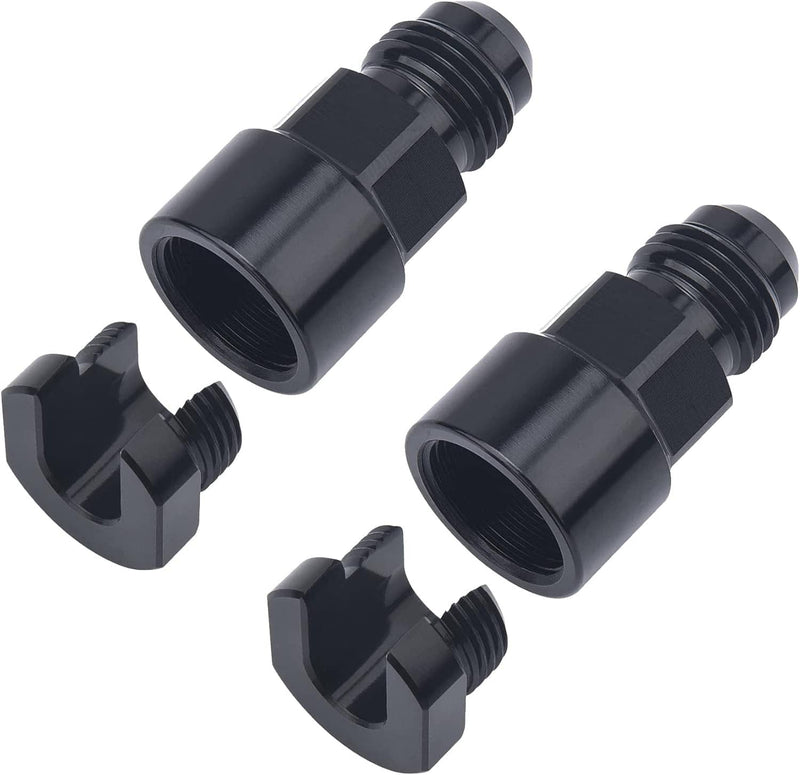6AN Fuel Adapter Fitting for GM Quick Connect 3/8 & 5/16 EFI Female 2Pcs
