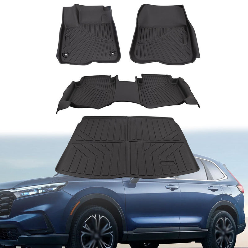 All Weather Floor Mats Cargo Liner for Honda CRV 2023-2024 2025 Accessories