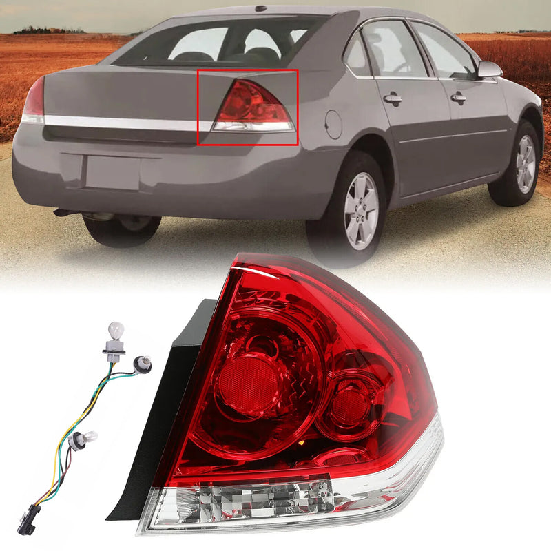 Tail Light Taillamp Passenger Right RH for Chevy for Chevrolet Impala 2006-2013